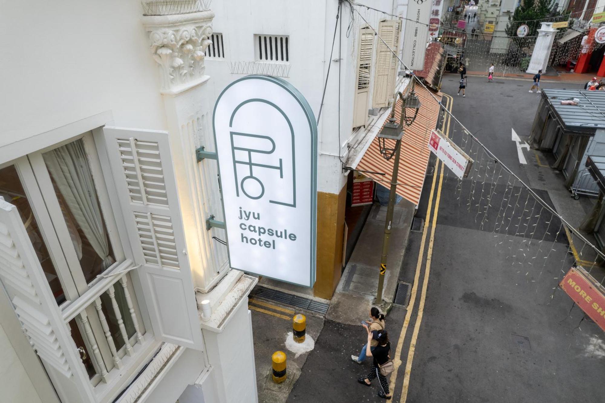 Jyu Capsule Hotel Singapore Exterior foto